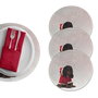 Hermia Set de 4 Salvamanteles Individuales Multicolor de 37 cm